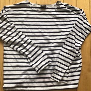 Saint James and Jcrew Collab - long sleeve stripe tee
